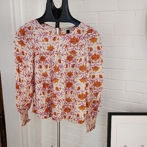 Floral Print Women's Top, Xs
